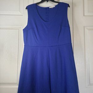 Notations navy blue dress